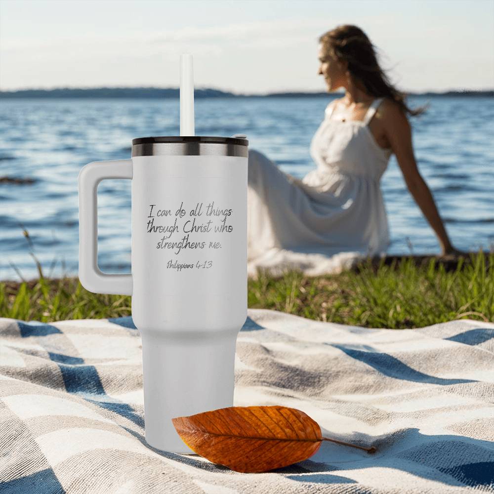 Philippians 4:13 - 40 oz Tumbler