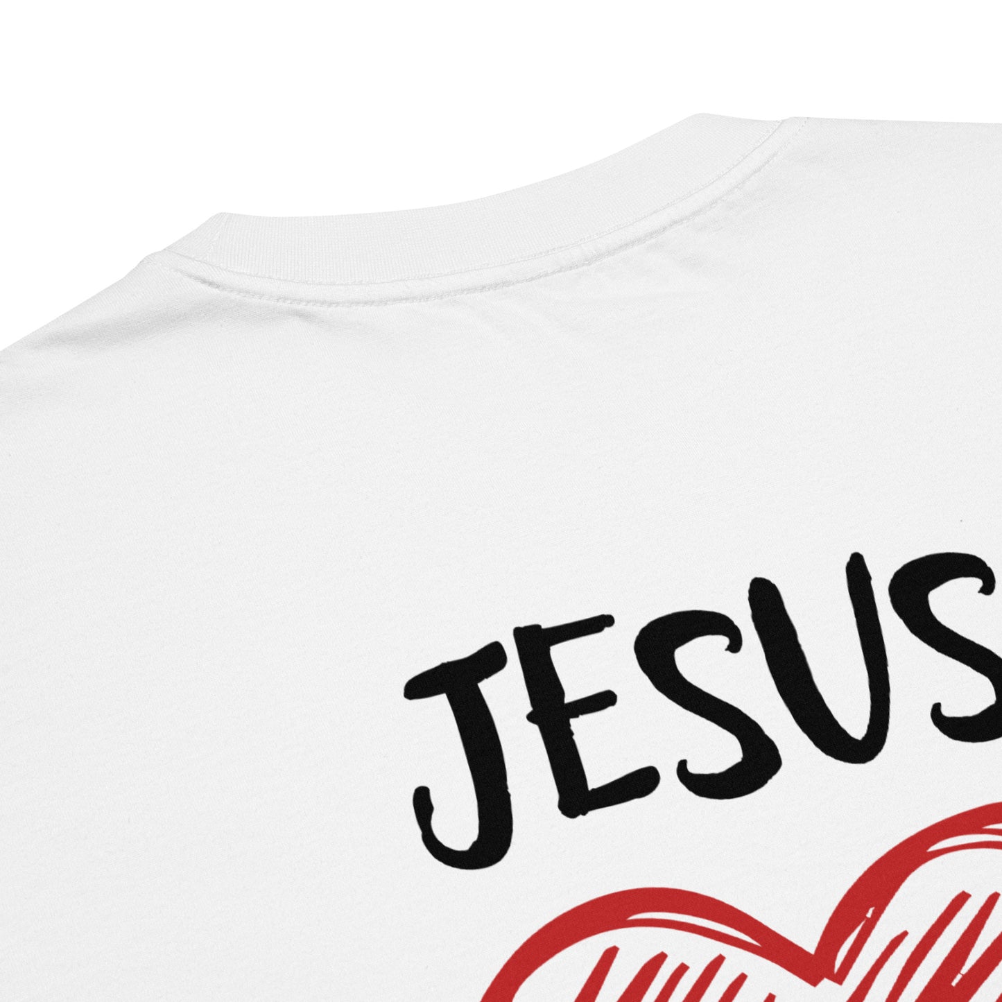 Jesus Loves You Tee Oversized White